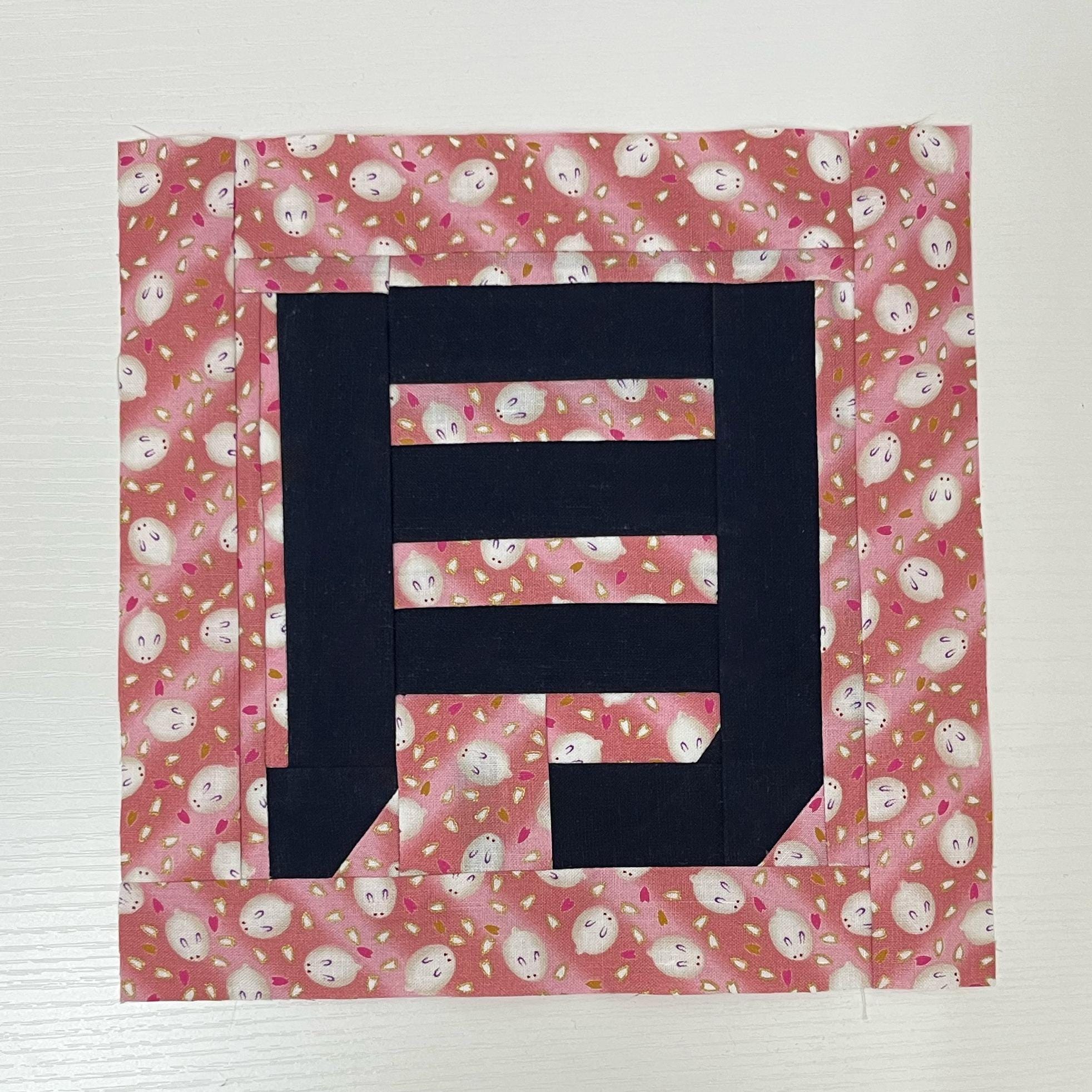 FREE Kanji Moon Quilt Block - Beginner Japanese FPP Template - Tsuki (Moon) - 6x6 Foundation Paper Piecing - Image 6