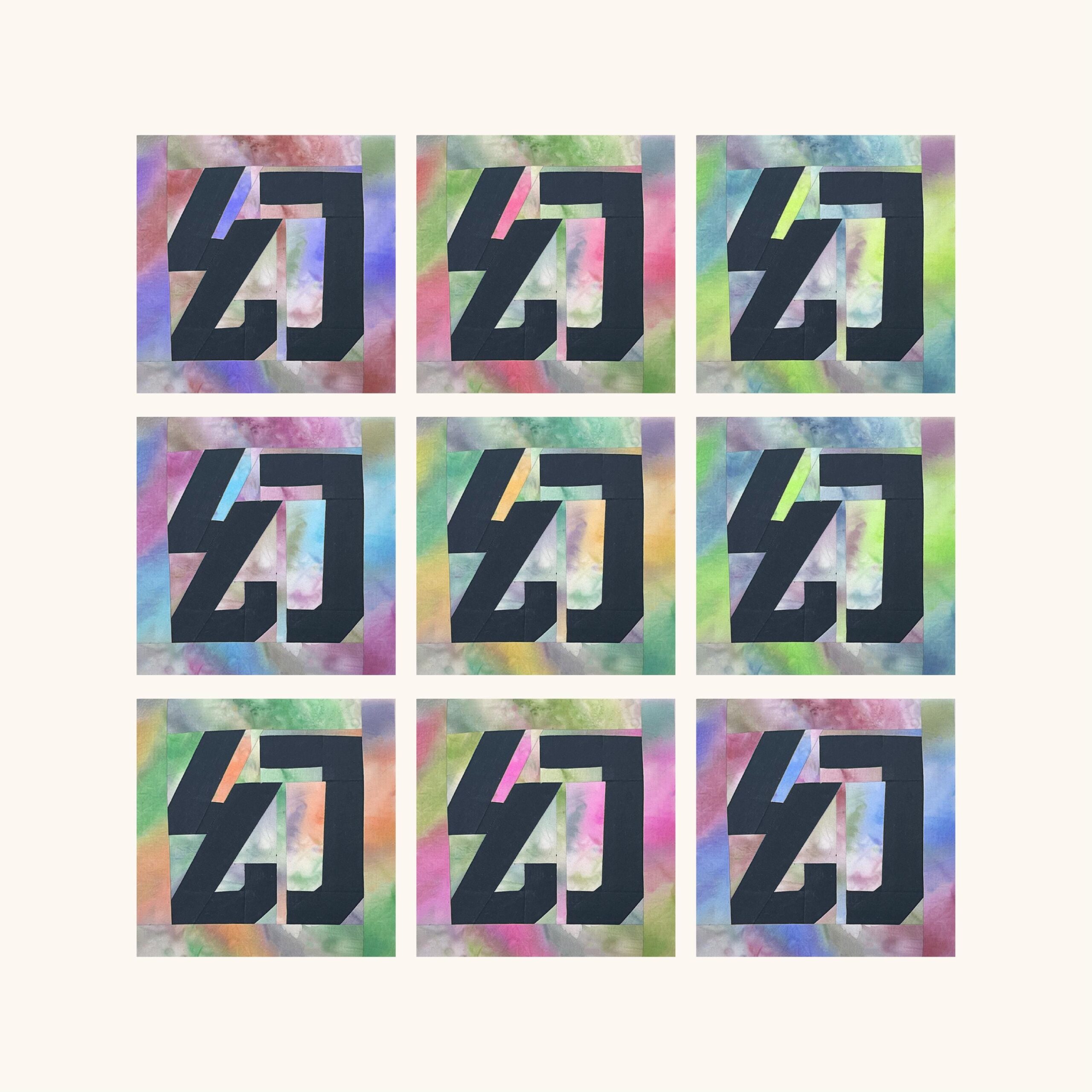 Kanji Illusion Quilt Block - Japanese FPP Pattern PDF - Maboroshi (Illusion) - 6x6 Foundation Paper Piecing - Image 8