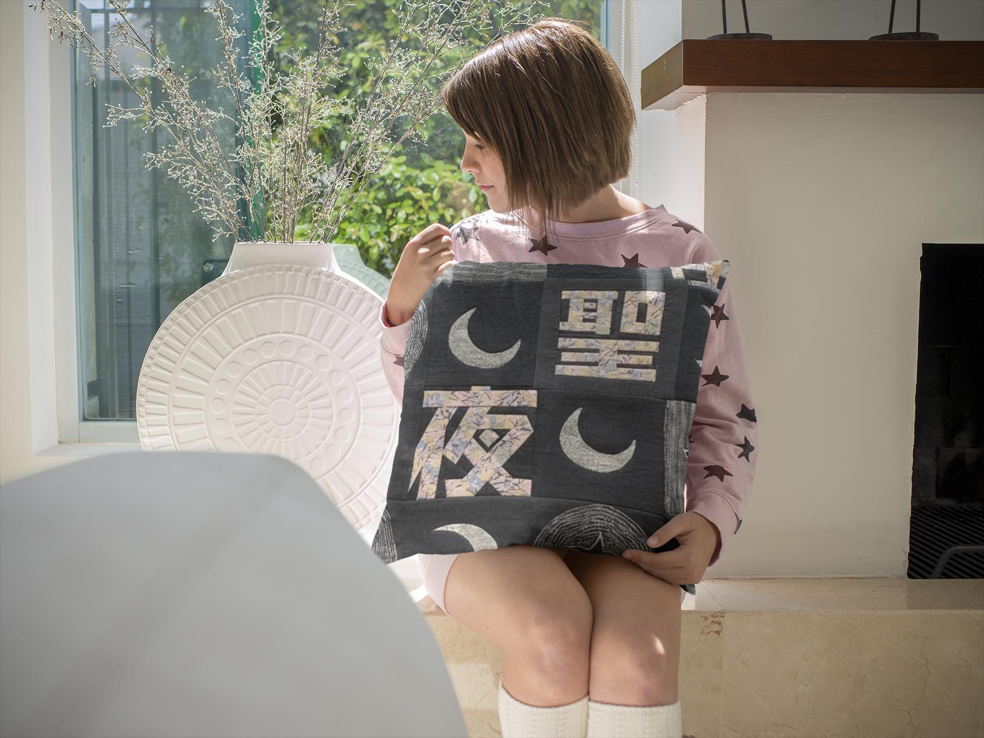 Kanji Holy Quilt Block - Japanese FPP Pattern PDF - Sei (Holy / Sacred) - 6x6 Foundation Paper Piecing - Image 3